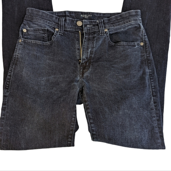 Jimmy Slim Straight Leg Jeans FIDELITY DENIM...Size 31' - Picture 4 of 10